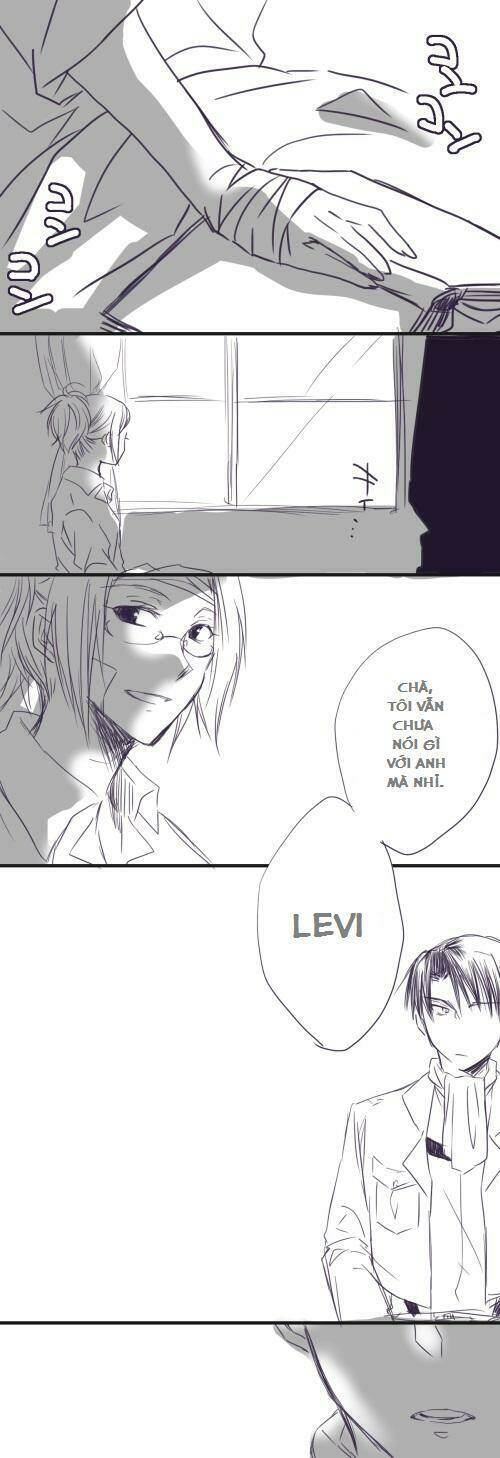 tấn công người khổng lồ - doujinshi levihan chapter 3 - Trang 2