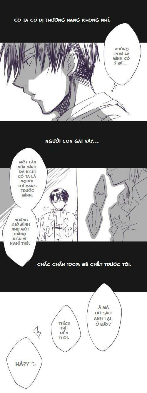 tấn công người khổng lồ - doujinshi levihan chapter 3 - Trang 3