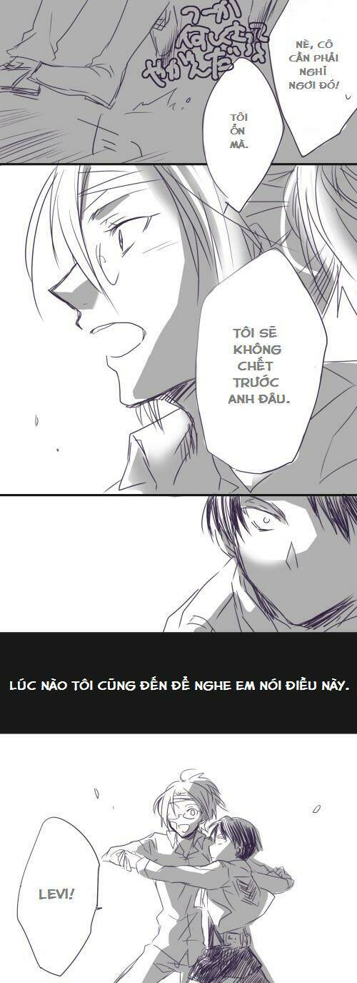 tấn công người khổng lồ - doujinshi levihan chapter 3 - Trang 5