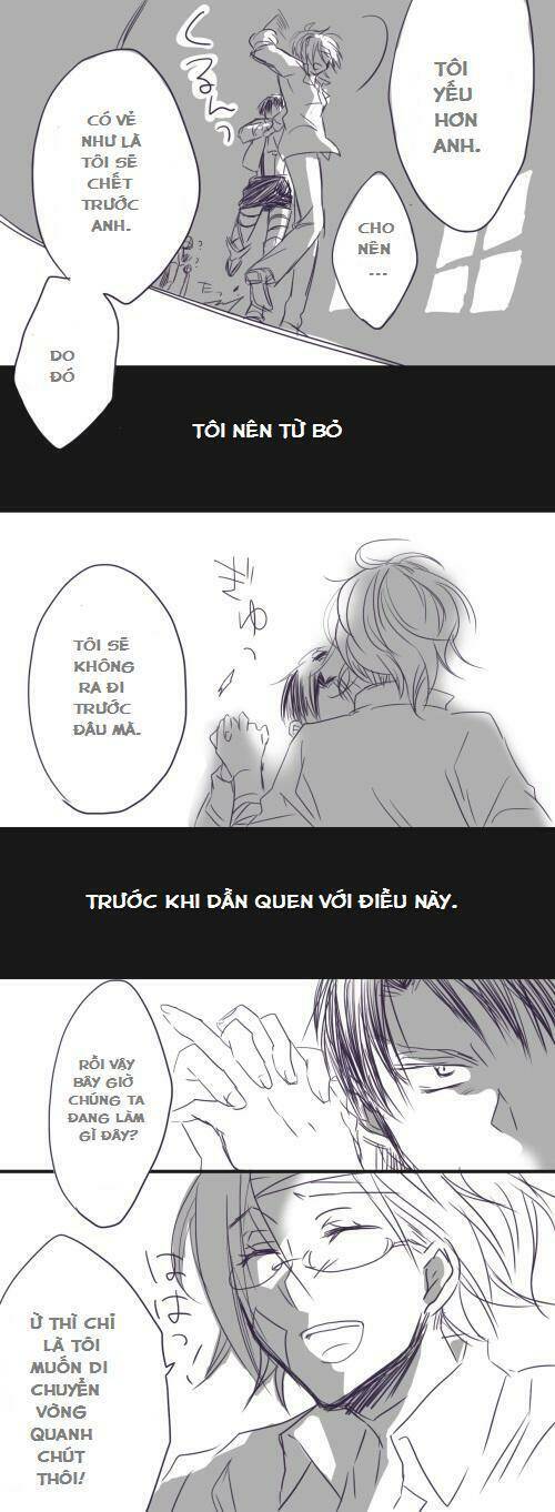 tấn công người khổng lồ - doujinshi levihan chapter 3 - Trang 6