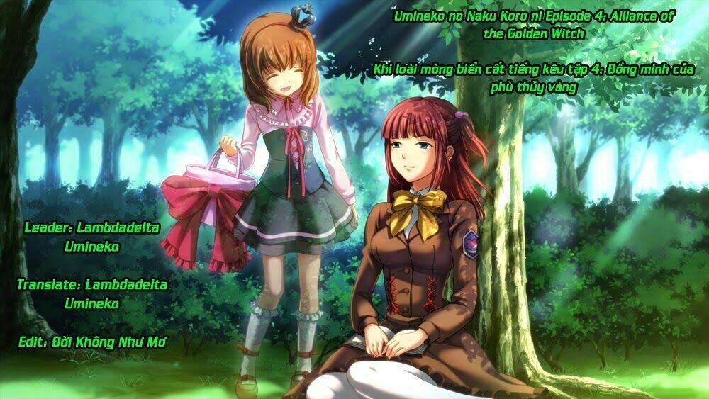 umineko no naku koro ni episode 4: alliance of the golden witch chapter 23 - Trang 1