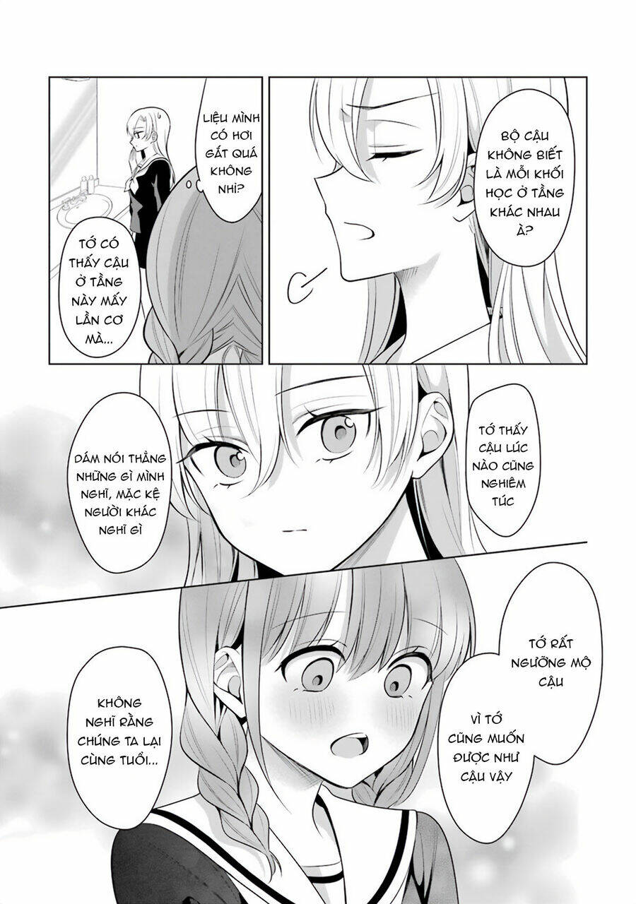 shoujo manga protagonist x rival san chapter 15 - Trang 8