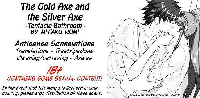 ero meruhen kin no yubiwa to gin no yuibiwa - shokushu na bathroom chapter 1 - Trang 1
