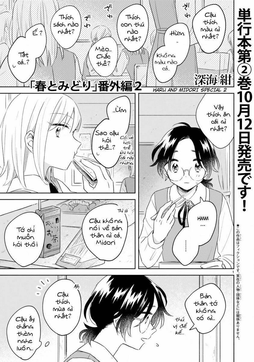 haru and midori chapter 9.5 - Trang 1