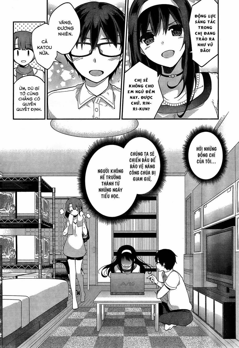 cách đào tạo một cô bạn gái nhạt nhẽo chapter 12 - Trang 23