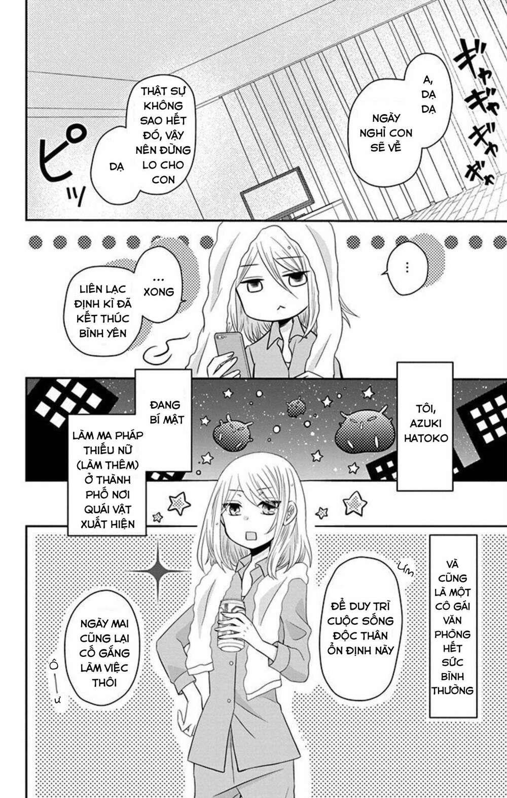 hatoko-san wa tokidoki mahou shoujo chapter 6 - Trang 10
