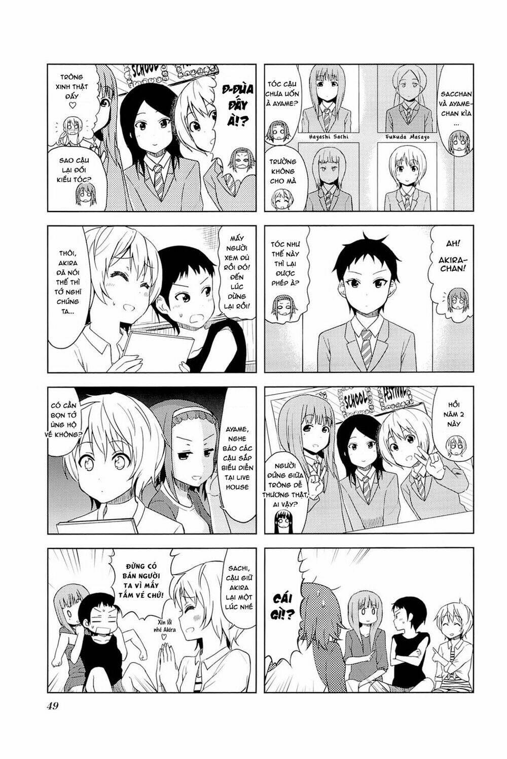 k-on! - college chapter 6 - Trang 7