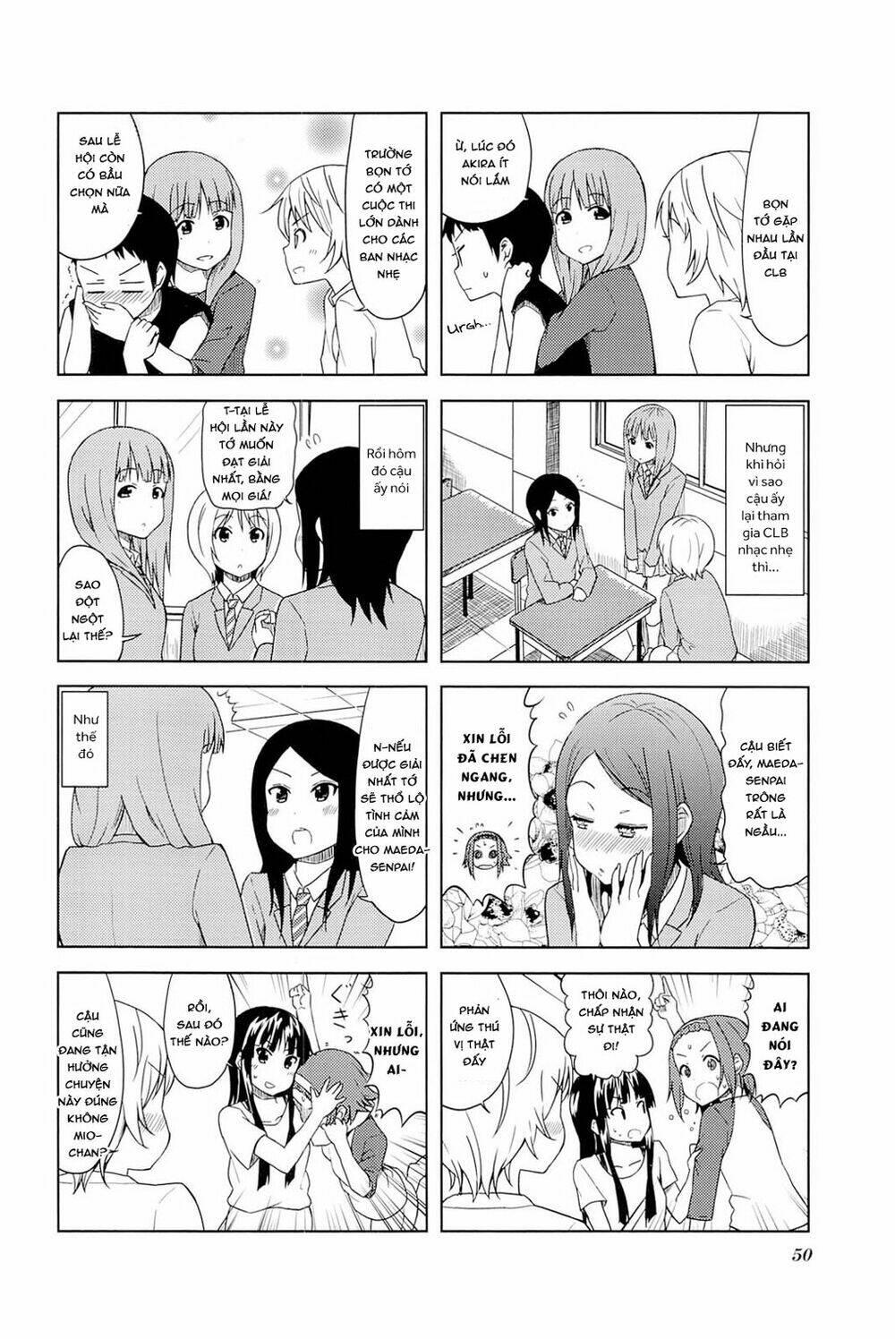 k-on! - college chapter 6 - Trang 8