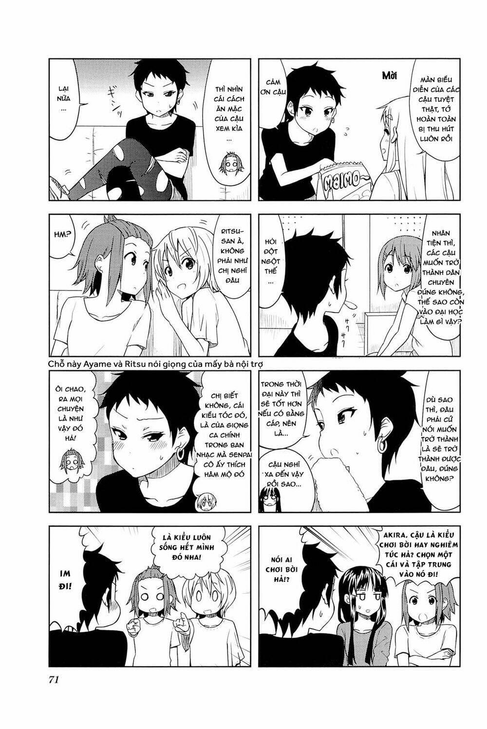 k-on! - college chapter 9 - Trang 5