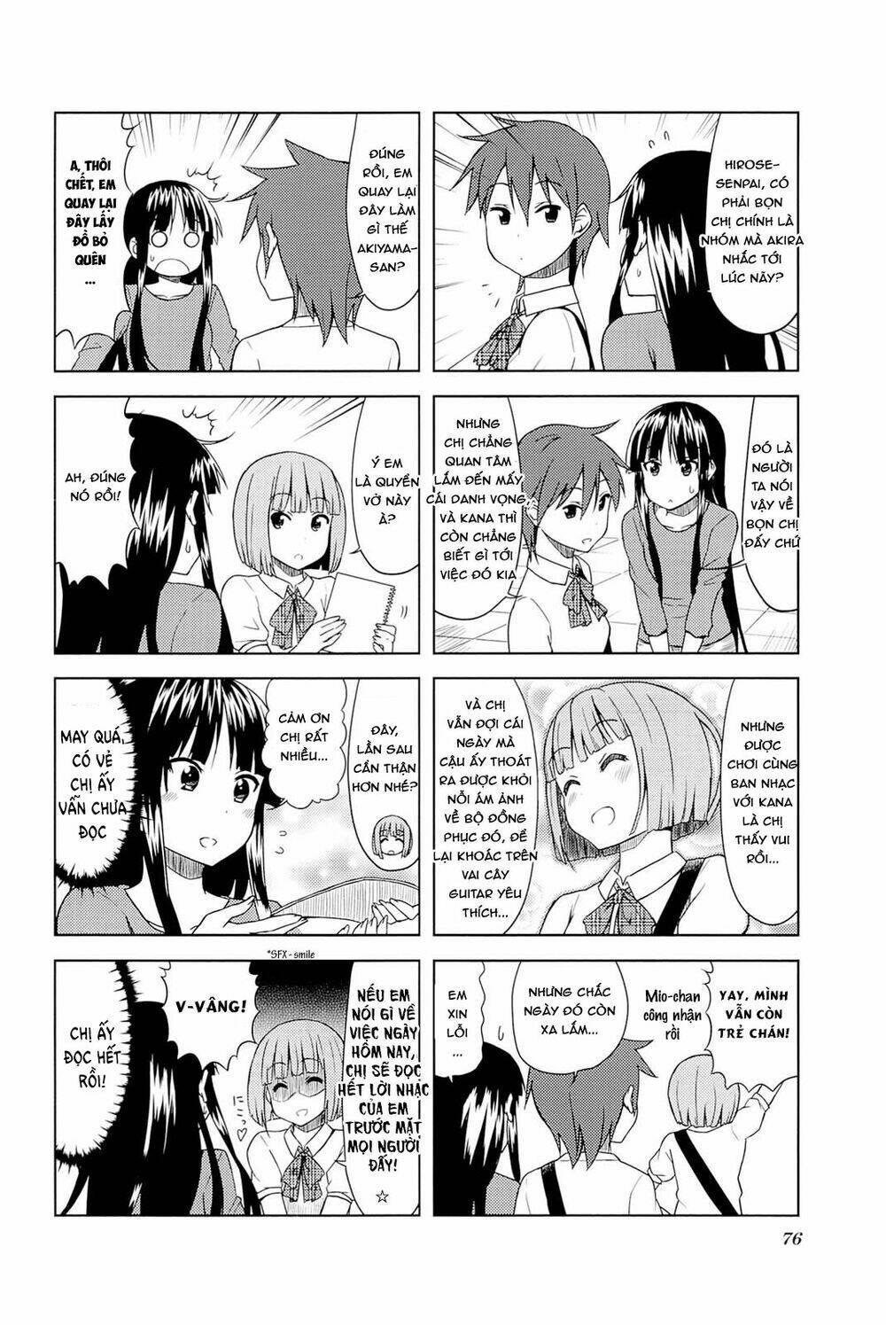 k-on! - college chapter 9 - Trang 10