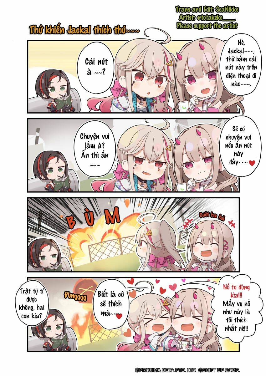 goddess of victory: nikke official four-panel comics chapter 1 - Trang 2