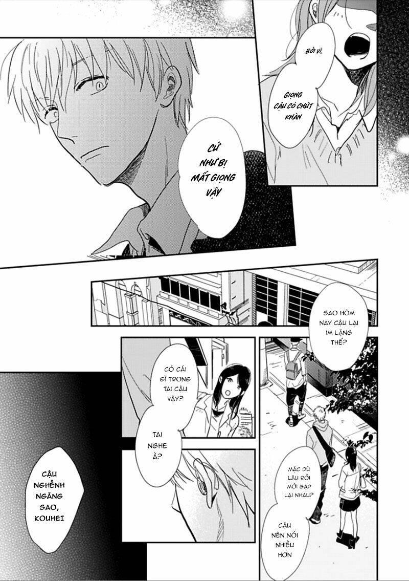hidamari ga kikoeru chapter 2 - Trang 9