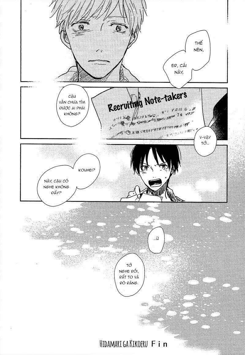 hidamari ga kikoeru - vol 2: the theory of happiness chapter 5 - Trang 35