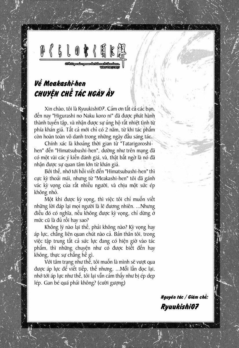 higurashi no naku koro ni kai - meakashi-hen chapter 11 - Trang 33