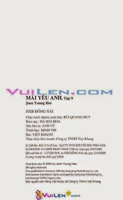 mãi yêu anh chapter 9 - Trang 160