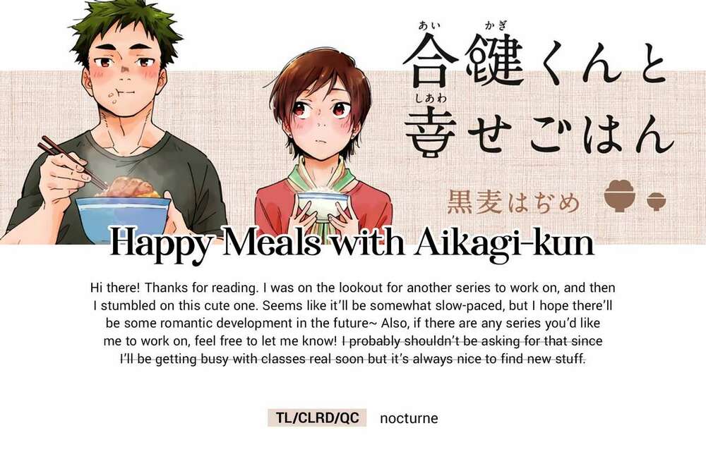 Aikagi-kun to Shiawase Gohan chapter 3 - Trang 24