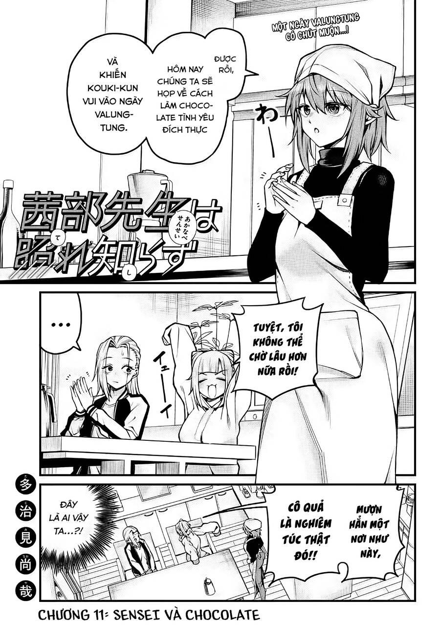 Akanabe-sensei chẳng biết xấu hổ là gì chapter 11 - Trang 1