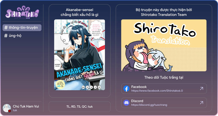 Akanabe-sensei chẳng biết xấu hổ là gì chapter 11 - Trang 14