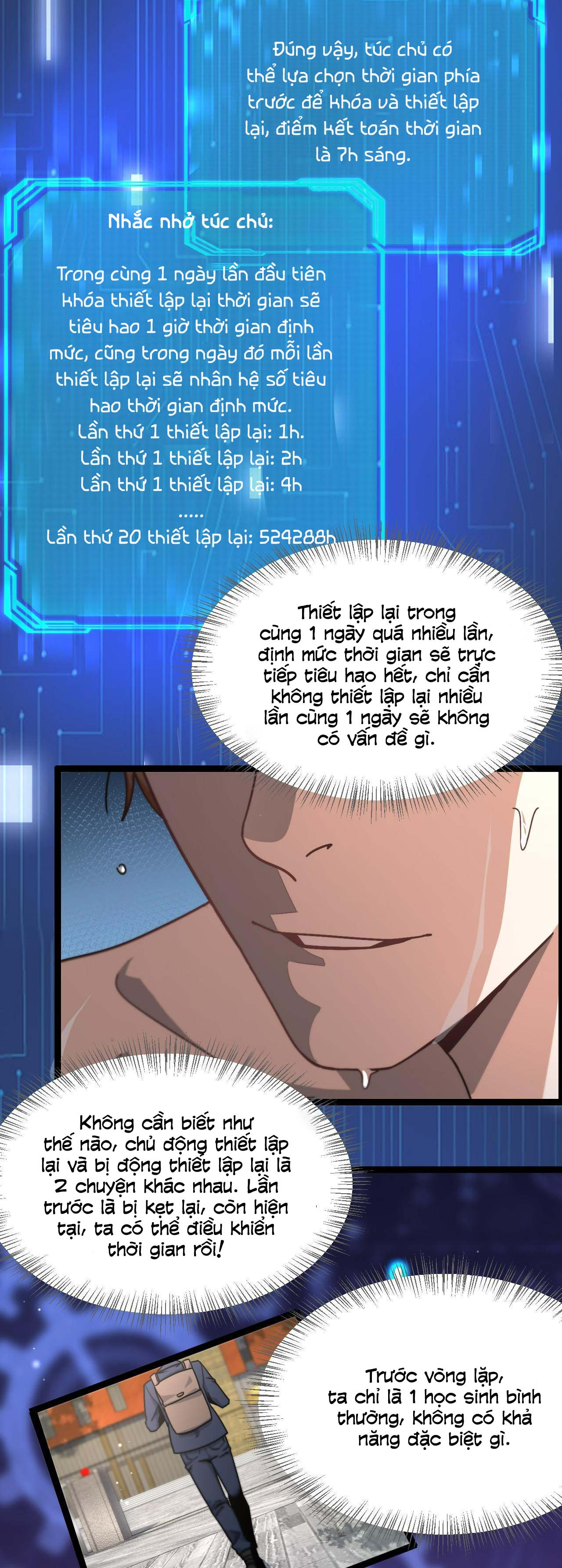 Ta bị kẹt cùng một ngày 1000 năm Chapter 2 - Trang 7