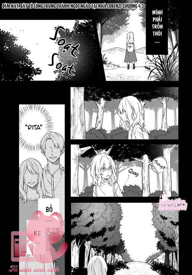 đêm nay, bày tỏ lòng trung thành ngọt ngào tại nhà lorenzi chapter 4 - Trang 20