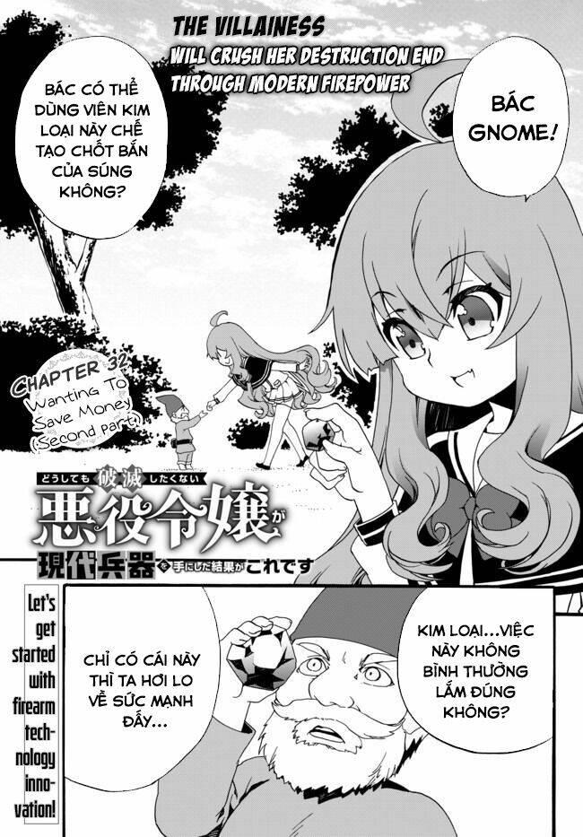 Doushitemo Hametsushitakunai Akuyaku Reijou ga Gendai Heiki wo Te ni Shita Kekka ga Kore desu chapter 32 - Trang 1