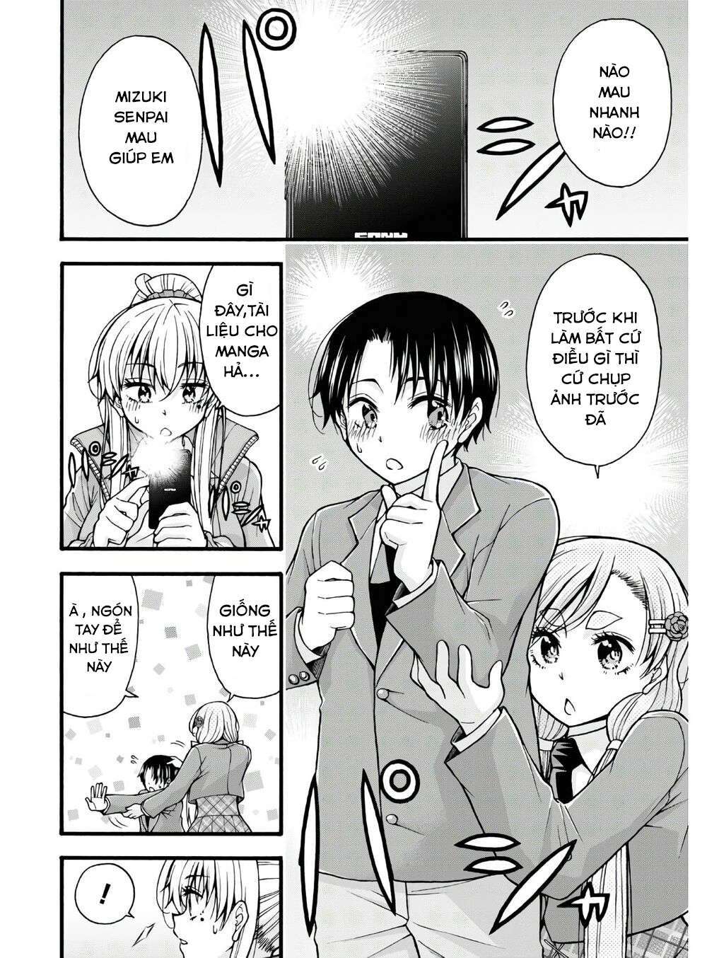 Đừng biến dạng mà, Ogata-kun!! chapter 4 - Trang 8