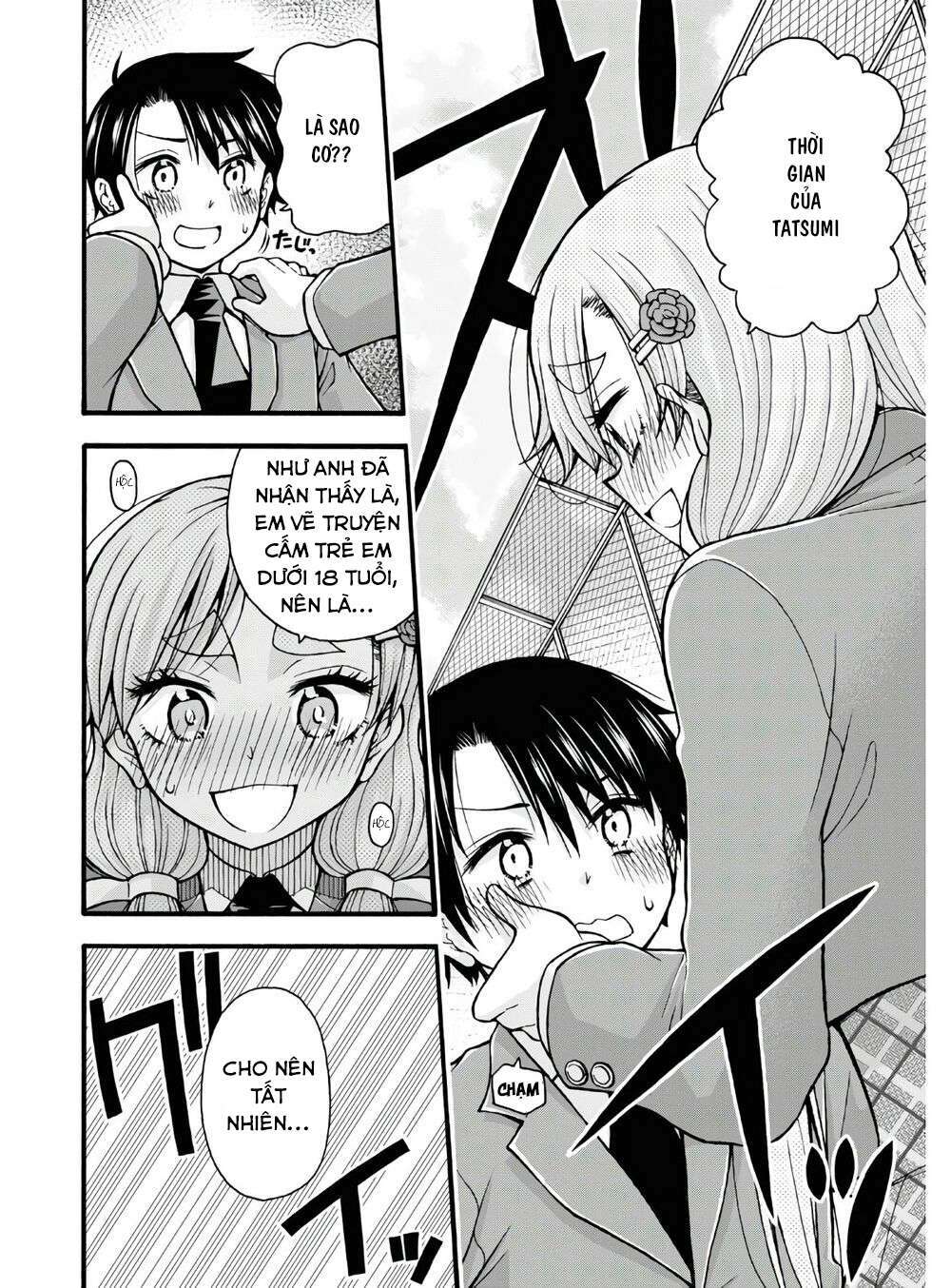 Đừng biến dạng mà, Ogata-kun!! chapter 4 - Trang 10