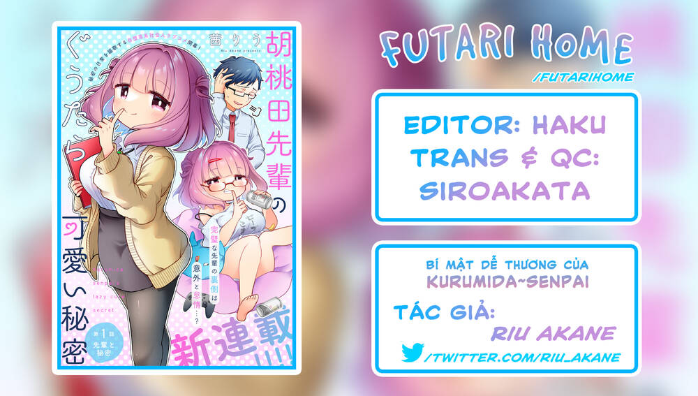Kurumida-senpai no Guttara Kawaii Himitsu chapter 2 - Trang 1