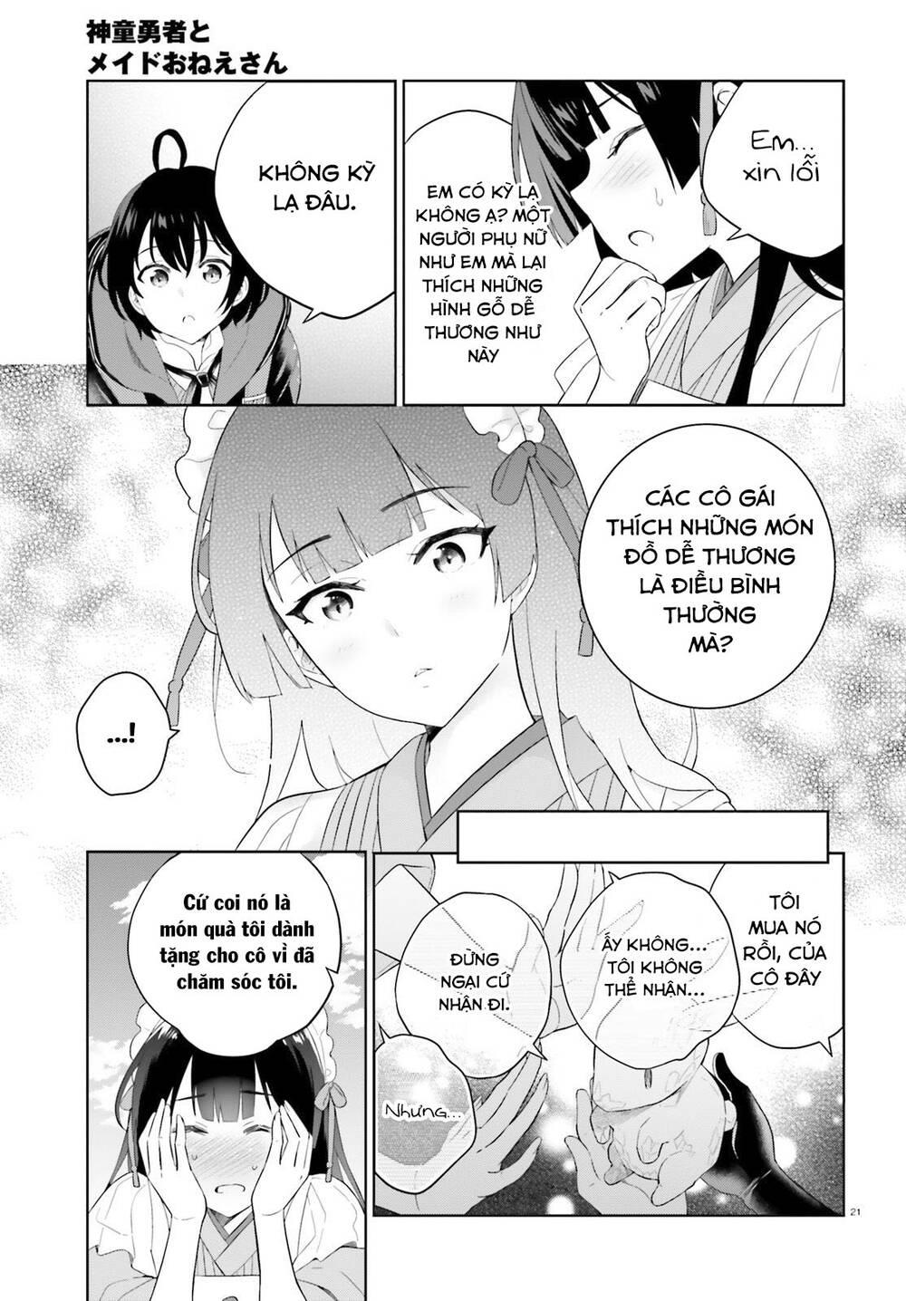 Shindou Yuusha to Maid Onee-san chapter 7 - Trang 23