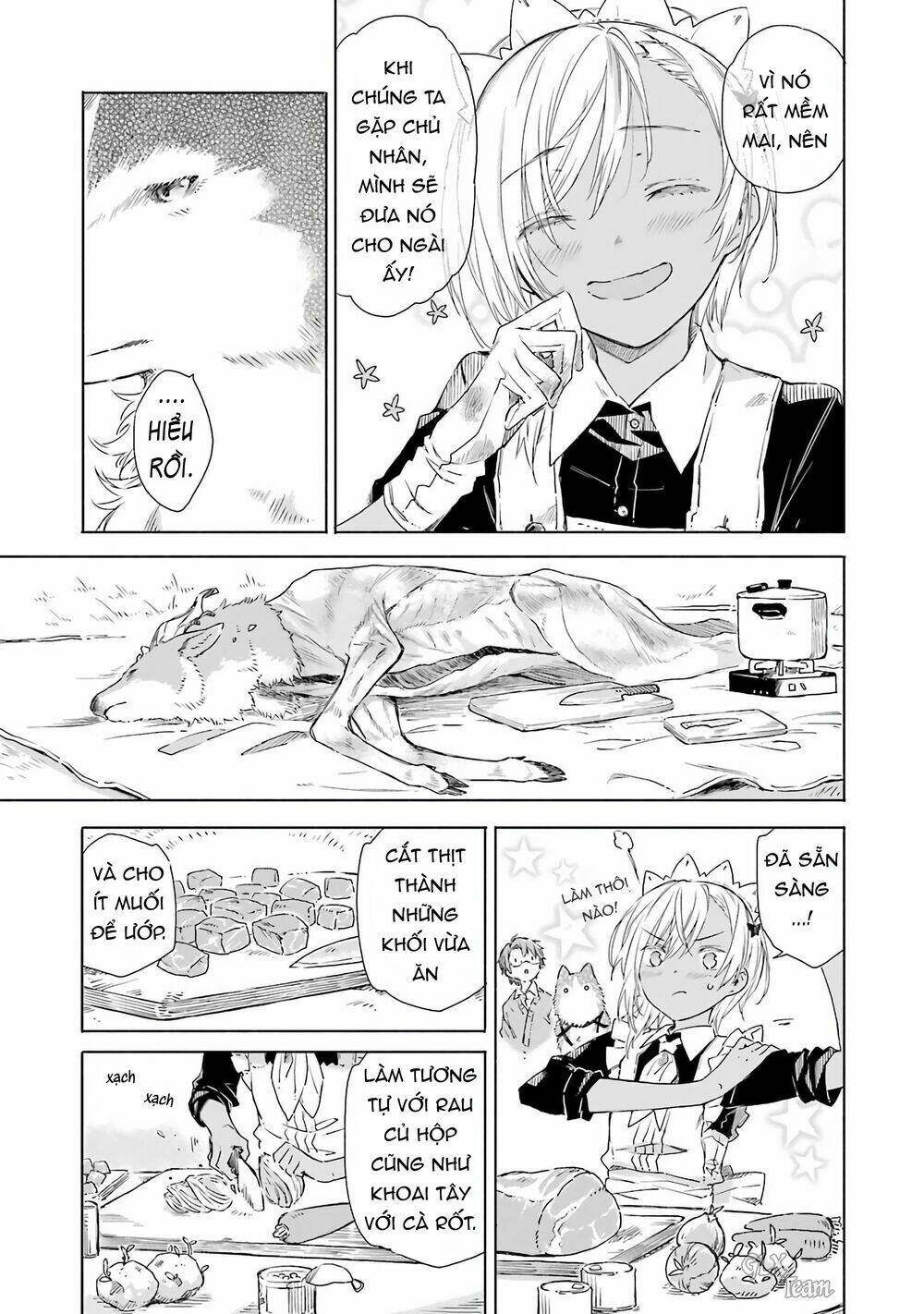 Tabi to Gohan to Shuumatsu Sekai chapter 3 - Trang 32